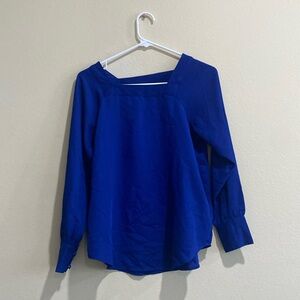 Long sleeve Blue Blouse